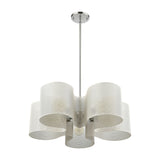 Santa Barbara 24'' Wide 5-Light Chandelier - Matte White