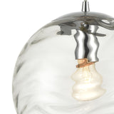 Waters Edge 10'' Wide 1-Light Mini Pendant - Polished Chrome