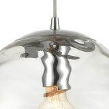 Waters Edge 10'' Wide 1-Light Mini Pendant - Polished Chrome