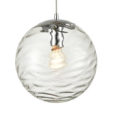 Waters Edge 10'' Wide 1-Light Mini Pendant - Polished Chrome