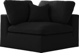 Serene Linen Textured Fabric Contemporary Deluxe Cloud-Like Comfort Corner Chair