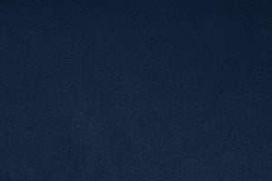 Serene Linen Textured Fabric / Down / Polyester / Engineered Wood Contemporary Navy Linen Textured Fabric Deluxe Cloud-Like Comfort Ottoman - 39" W x 40" D x 18.5" H