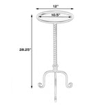 Butler Specialty Alma Metal Pedestal Table 6028025
