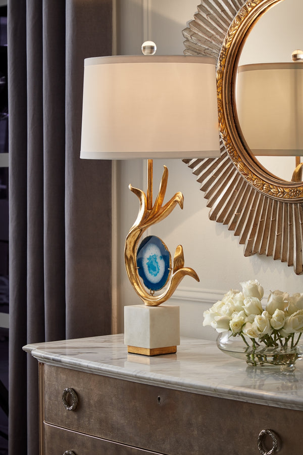 Zulli Lamp - Blue/Gold