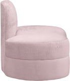 Mitzy Velvet / Engineered Wood / Foam Contemporary Pink Velvet Chair - 44" W x 31.5" D x 32" H