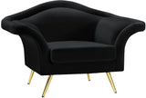 Lips Velvet Contemporary Chair