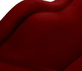 Lips Velvet / Engineered Wood / Metal / Foam Contemporary Red Velvet Chair - 53" W x 34" D x 35" H