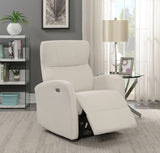 Modern Upholstered Cushion Power Recliner