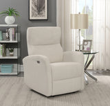 Modern Upholstered Cushion Power Recliner