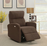 Modern Upholstered Cushion Power Recliner