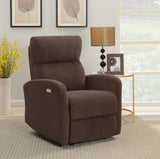 Modern Upholstered Cushion Power Recliner