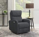 Modern Upholstered Cushion Power Recliner