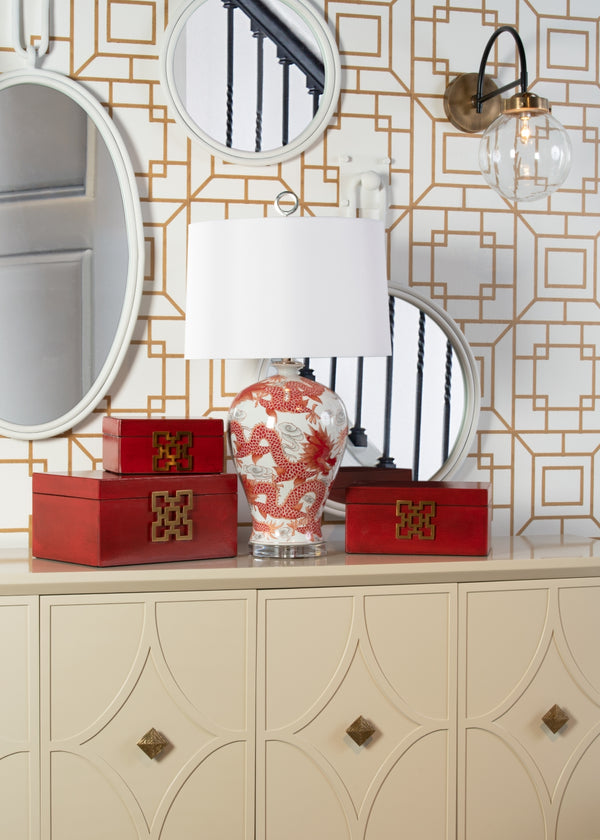 Prosperity Lamp - Red