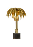 Gold Wild Palm Lamp (Sm)