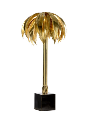 Gold Wild Palm Lamp (Lg)