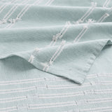 INK+IVY Kara Farm House 100% Cotton Jacquard Shower Curtain II70-1287