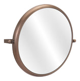 Zuo Modern Rand Steel, Glass Modern Commercial Grade Mirror Gold Steel, Glass