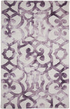 Lorrain Tufted Scrollwork Wool Rug, Violet Purple, 9ft-6in x 13ft-6in Area Rug