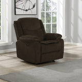 Jennings Modern Upholstered Power Glider Recliner with Memory Foam for Ultimate Comfort Experience