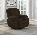 Jennings Modern Upholstered Motion Glider Recliner