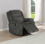 Jennings Modern Upholstered Power Glider Recliner with Memory Foam for Ultimate Comfort Experience