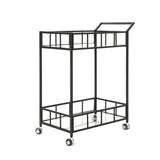 Christopher Knight Home® Varadero Outdoor Modern Bar Cart with Tempered Glass