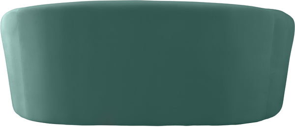 Riley Velvet / Engineered Wood / Foam Contemporary Mint Velvet Loveseat - 71" W x 35.5" D x 29.5" H