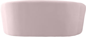Riley Velvet / Engineered Wood / Foam Contemporary Pink Velvet Loveseat - 71" W x 35.5" D x 29.5" H