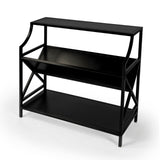 Keats Black Library Bookcase