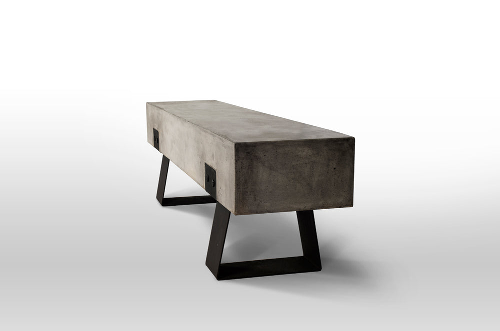 VIG Furniture Modrest Haring Modern Concrete Bench VGGR611290
