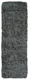 Beckley Ultra Plush 3in Shag Rug, Odessey/Dark Gray, 2ft - 6in x 8ft, Runner