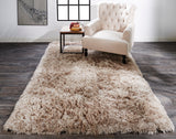 Beckley Ultra Plush 3in Shag Rug, Sandy Tan, 9ft - 6in x 13ft - 6in Area Rug
