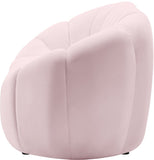 Elijah Velvet / Engineered Wood / Foam Contemporary Pink Velvet Sofa - 93.5" W x 34" D x 31" H