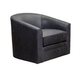 Olivia and Quinn Elizabeth Swivel Chair Del Ray Pearl Performance Fabric