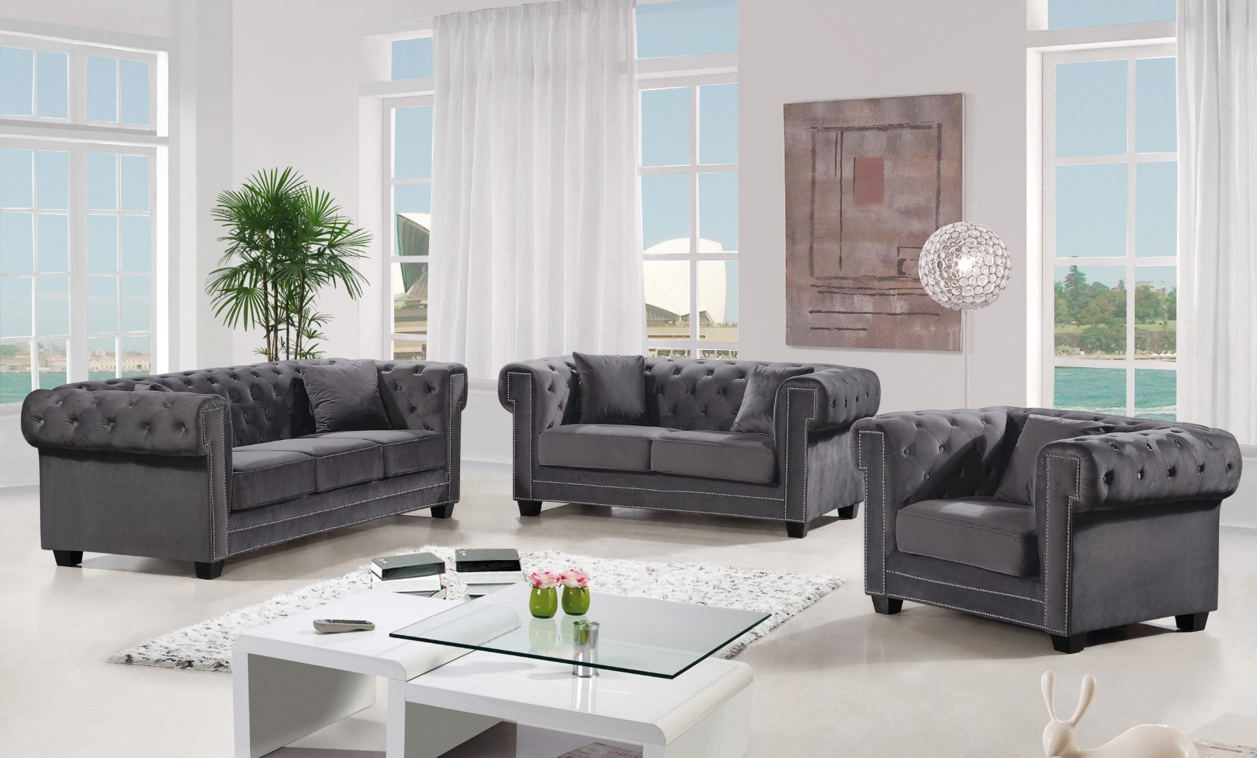 Meridian Furniture Bowery Sofa - Thumbnail 3