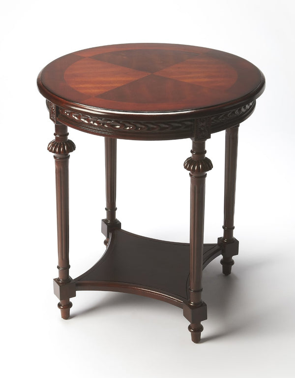 Butler Specialty Hellinger Cherry Round End Table 6162024