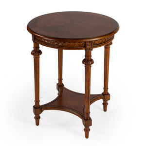 Butler Specialty Hellinger Olive Ash Round End Table 6162101