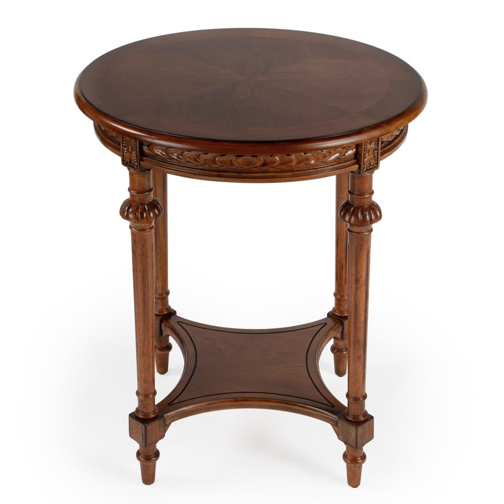 Butler Specialty Hellinger Olive Ash Round End Table 6162101