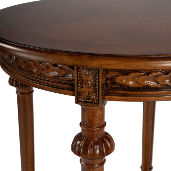 Butler Specialty Hellinger Olive Ash Round End Table 6162101