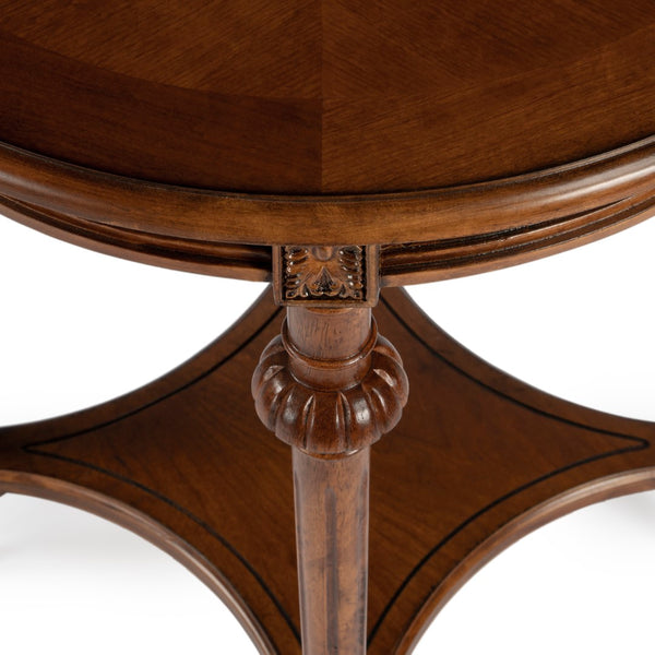 Butler Specialty Hellinger Olive Ash Round End Table 6162101