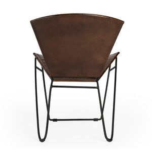 Butler Specialty Felix Iron & Leather Accent Chair 6167140