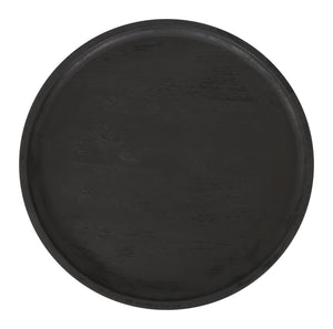 Zuo Modern Watson Mango Wood Modern Commercial Grade Side Table Black Mango Wood