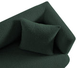 Marcel Boucle Fabric / MDF / Foam Contemporary Green Boucle Fabric Loveseat - 68" W x 28" D x 32" H