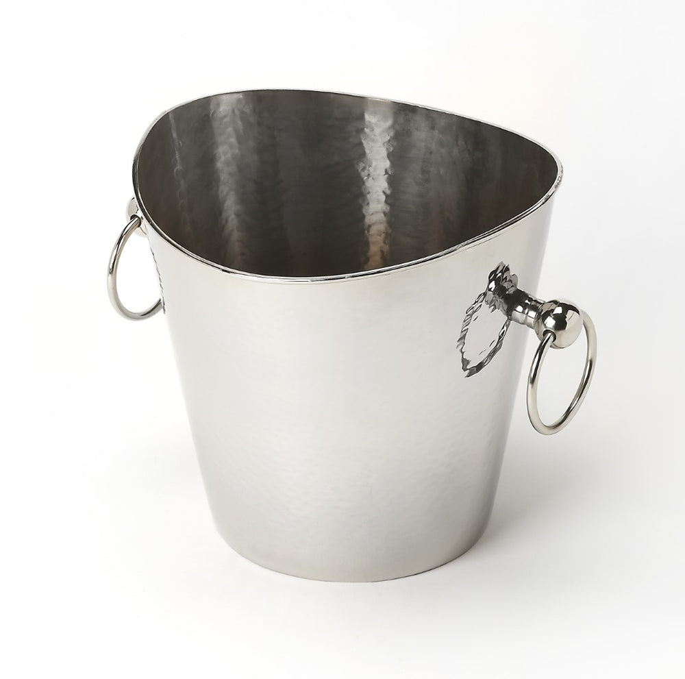 Butler Specialty Mendocino Hammered Stainless Steel Wine Bucket 6194016