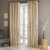 Madison Park Andora Transitional 100% Polyester Lined Window Panel WIN40-098