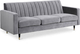 Lola Velvet Contemporary Sofa
