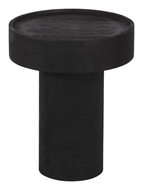 Zuo Modern Watson Mango Wood Modern Commercial Grade Side Table Black Mango Wood