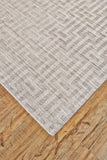 Gramercy Luxe Viscose Area Rug, High-low Pile, Light Silver, 9ft-6in x 13ft-6in