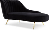 Margo Velvet Contemporary Chaise