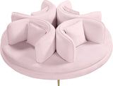 Circlet Velvet / Engineered Wood / Iron / Foam Contemporary PInk Velvet Round Sofa Settee - 72" W x 72" D x 29" H